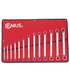 Genius Tools GNSDE713M 13Pc Comb. Offset Wrench Met 7 - MPR Tools & Equipment