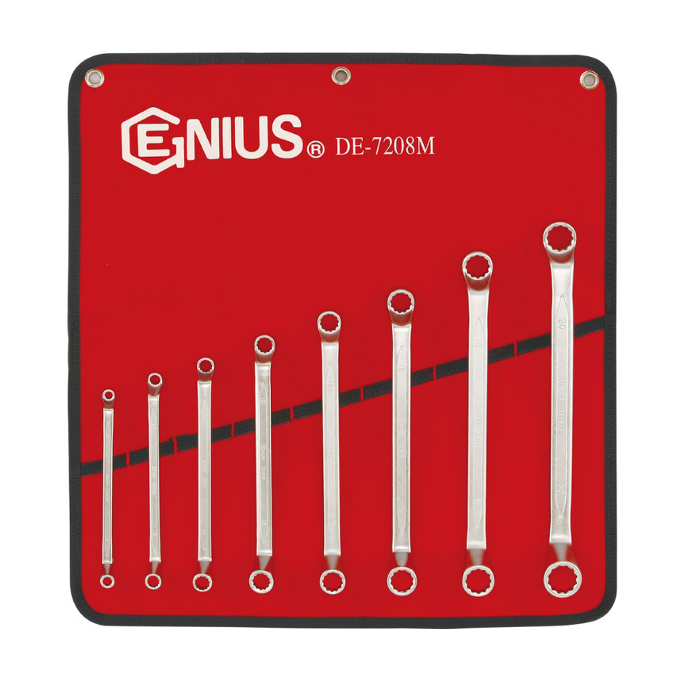 Genius Tools GNSDE7208M 8Pcs Metric Wrench Set - MPR Tools & Equipment