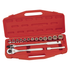Genius Tools GNSGS416M 1/2"Dr. 16Pcs Metric Hand S. S - MPR Tools & Equipment