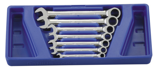 Genius Tools GNSGW7607M 7Pc Met.Combination Ractchetin - MPR Tools & Equipment