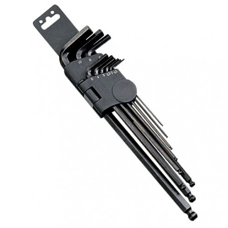 Genius Tools GNSHK009MB 9Pc Ball Hex Key 1.5 To 10Mm - MPR Tools & Equipment