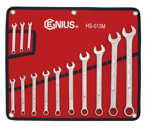 Genius Tools GNSHS013M Metric Wrench Set 13Pcs - MPR Tools & Equipment