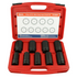 Genius Tools GNSIS-609DE 9Pcs 3/4" Dr. Metric Deep Impact Socket Set - MPR Tools & Equipment