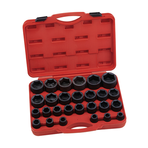 Genius Tools GNSIS627S 3/4" Dr. Impact Socket Set - MPR Tools & Equipment