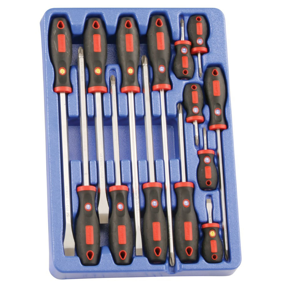 Genius Tools GNSMS-014 14Pcs Screwdriver Set - MPR Tools & Equipment