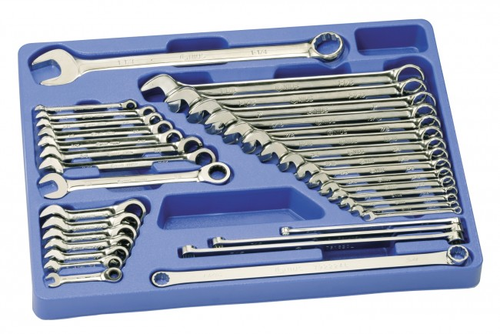 Genius Tools GNSMS-035S 35Pcs Sae Wrench Set - MPR Tools & Equipment