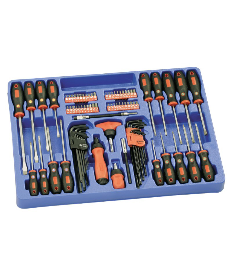 Genius Tools GNSMS-086 86Pcs Bit And Screwdriver Set - MPR Tools & Equipment