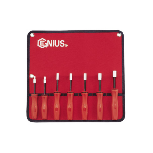 Genius Tools GNSND007S 7Pces Sae Hex Nut Driver Set - MPR Tools & Equipment
