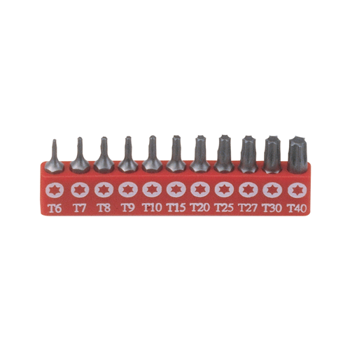 Genius Tools GNSSB711TP 11Pc Star Screwdriver Bit Set - MPR Tools & Equipment