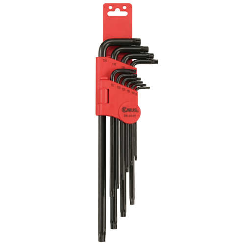 Genius Tools GNSSK010T 10Pcs Star Key Wrench Tool - MPR Tools & Equipment