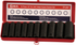 Genius Tools GNSTD410S 10Pc Sae Deep Impact Socket 1/ - MPR Tools & Equipment