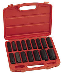 Genius Tools GNSTD416M 1/2 Dr Met Deep Impact Skt Set - MPR Tools & Equipment