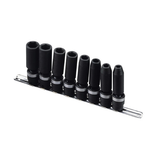Genius Tools GNSTG308SD Swivel Impact Socket 3/8"Dr L - MPR Tools & Equipment