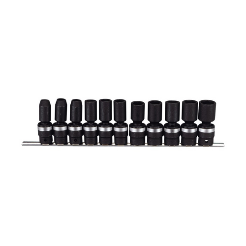 Genius Tools GNSTG411MA 11Pcs 1/2"Dr Swivel.Imp.Skt Me - MPR Tools & Equipment