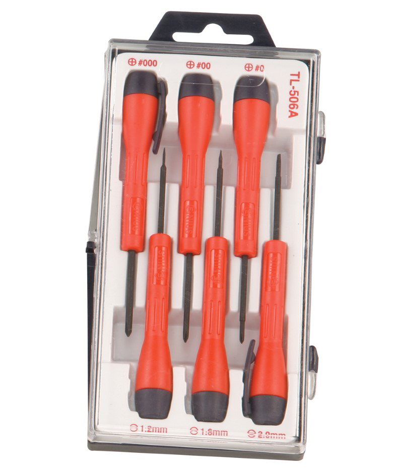 Genius Tools GNSTL506A 6Pcs Micro-Tech Screwdriver - MPR Tools & Equipment