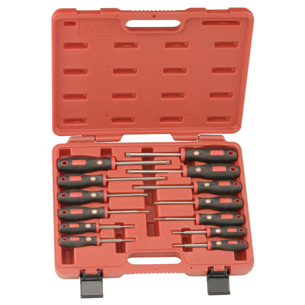 Genius Tools GNSTR-513ST 13Pc.Star Screwdriver Set - MPR Tools & Equipment