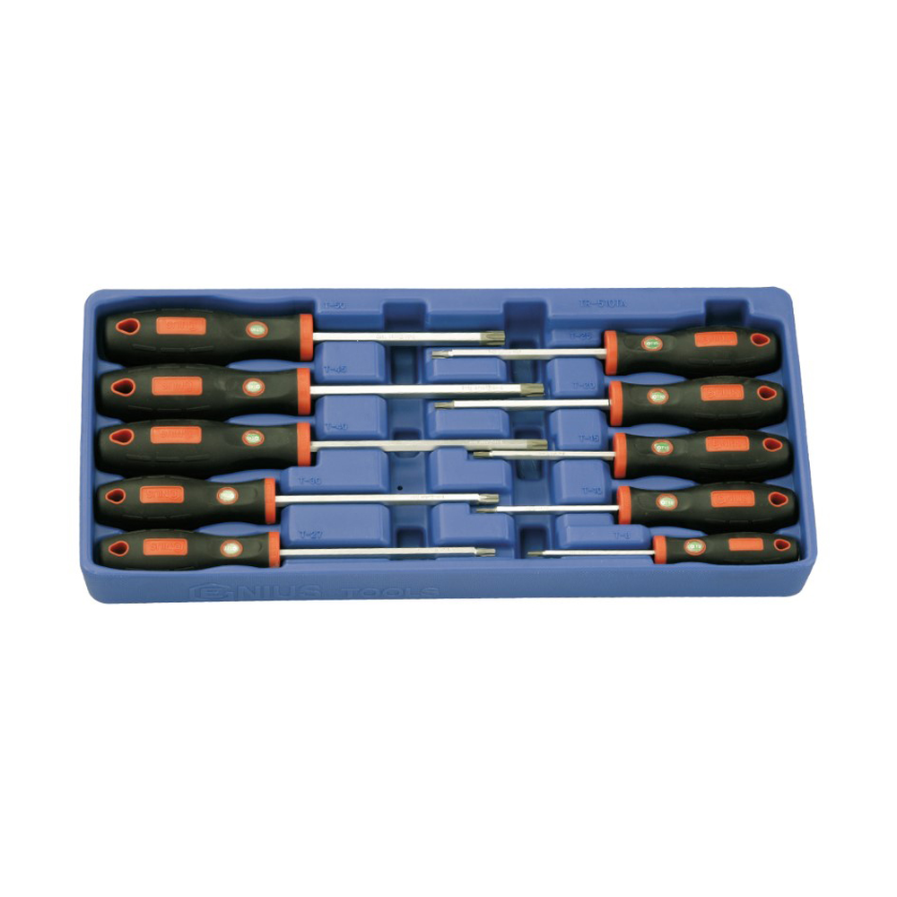 Genius Tools GNSTR510TA 10Pc Star Screwdriver Set - MPR Tools & Equipment