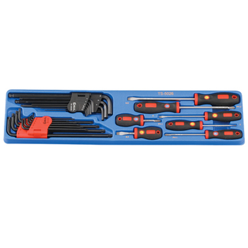 Genius Tools GNSTS-5026 26 Pc Screwdriver And Key Wrench Set - MPR Tools & Equipment
