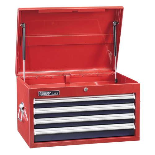 Genius Tools GNSTS244 4 Drawer Top Chest 655X450X390 - MPR Tools & Equipment