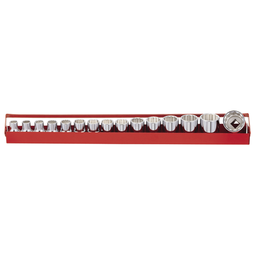 Genius Tools GNSTW414S Kit Socket Chrome Short 1/2" Dr 3/8" - MPR Tools & Equipment