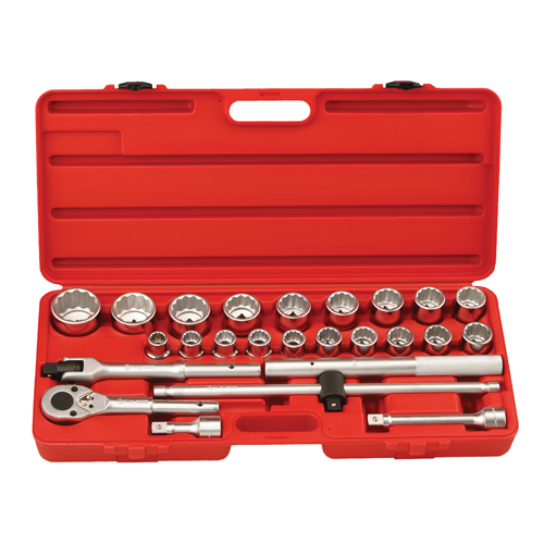 Genius Tools GNSTW625S Socket Set Chrome 3/4"Dr 3/4"T - MPR Tools & Equipment