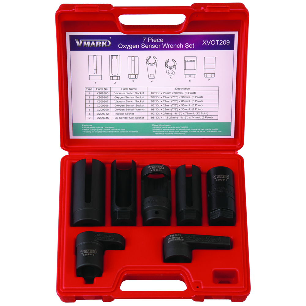 Genius Tools GNSXVOT209 Douilles Pour Sonde A Oxygene - MPR Tools & Equipment