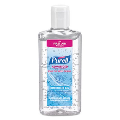 Gojo 9651 PURELL® Advanced Hand Sanitizer Gel 4 fl oz Portable Flip Cap Bottle - MPR Tools & Equipment