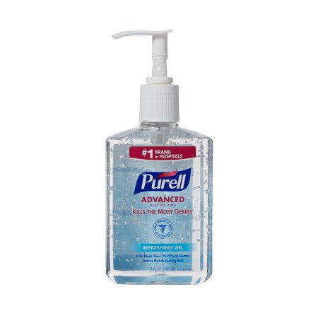 Gojo 9652 Purell® Advanced Hand Sanitizer Gel 8 Fl Oz Table Top Pump Bottle - MPR Tools & Equipment