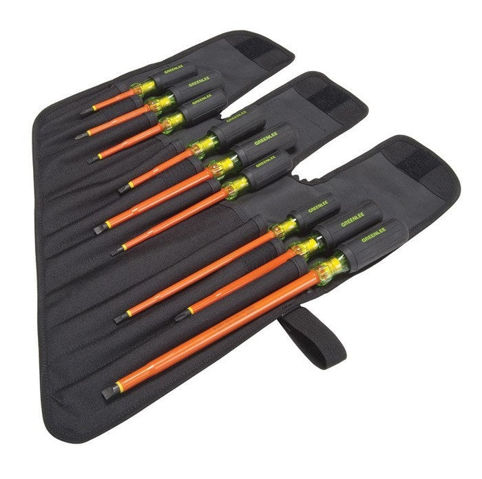 Greenlee 0153-01-INS SCREWDRIVER,INSULATED 9PC - MPR Tools & Equipment