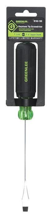 Greenlee 0153-15C SCREWDRIVER,FLAT-KEY 5/16X6" - MPR Tools & Equipment