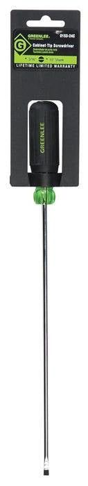 Greenlee 0153-24C SCREWDRIVER,FLAT-CAB 3/16X10" - MPR Tools & Equipment