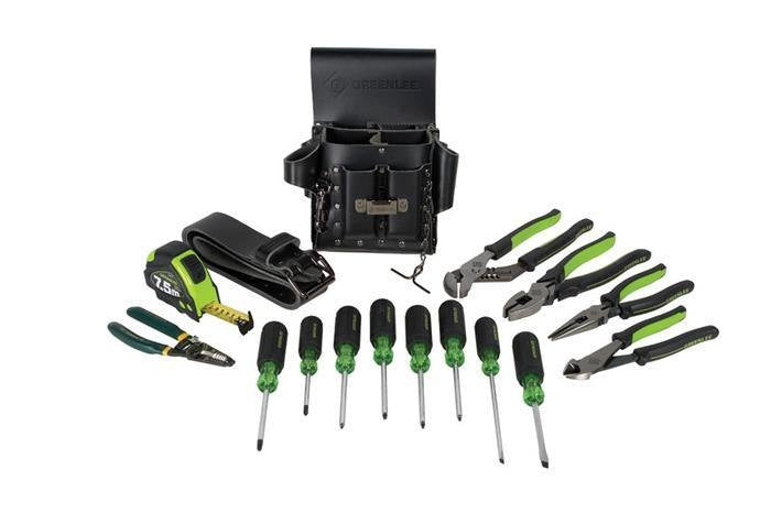 Greenlee 0159-24 ELECTRICIANS KIT 16PC-METRIC - MPR Tools & Equipment