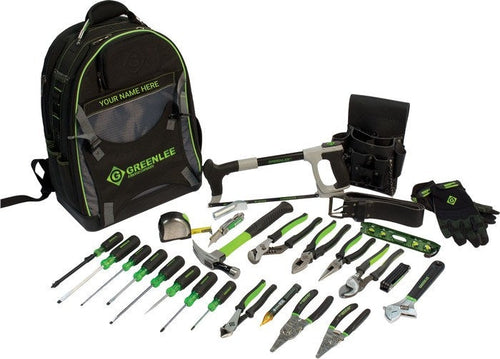 Greenlee 0159-28BKPK BACKPACK KIT,28-PIECE TOOL - MPR Tools & Equipment