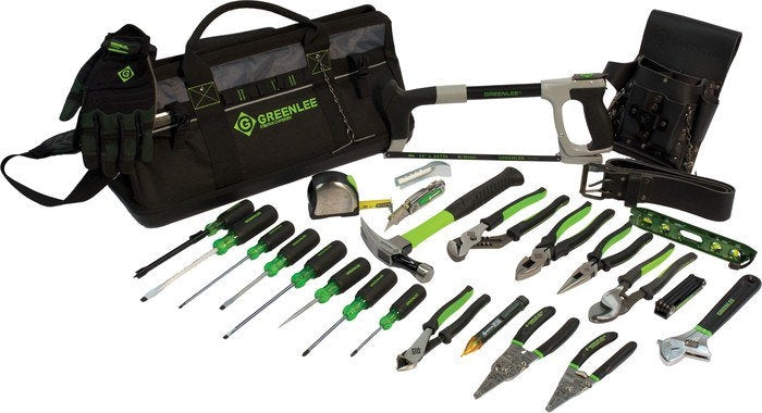 Greenlee 0159-28MULTI MULTI-POCKET KIT,20" (28 PC) - MPR Tools & Equipment