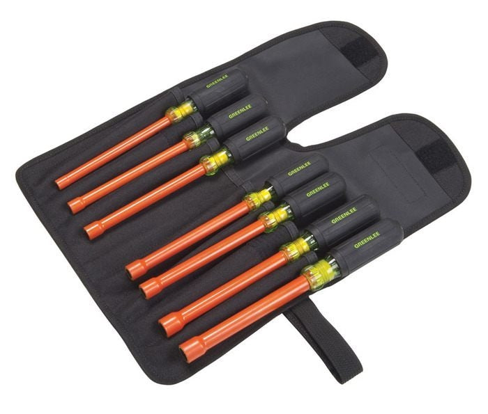 Greenlee 0253-03NH-INS NUT DRIVERS NH,INSUL,6", 7PC - MPR Tools & Equipment