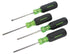 Greenlee 0353-01C DRIVER SET,SQUARE TIP 4PC - MPR Tools & Equipment