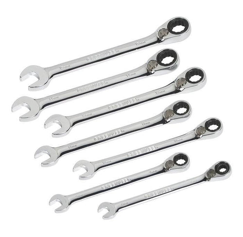 Greenlee 0354-02 WRENCH SET,RATCHET 7 PC-METR - MPR Tools & Equipment