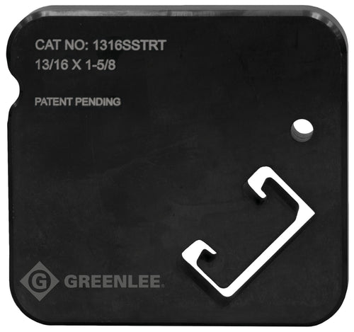 Greenlee 1316SSTRT DIES, 13/16 SINGLE STRUT PKGD - MPR Tools & Equipment