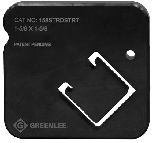 Greenlee 158STRDSTRT DIES, 1-5/8 SINGLE STRUT PKGD - MPR Tools & Equipment