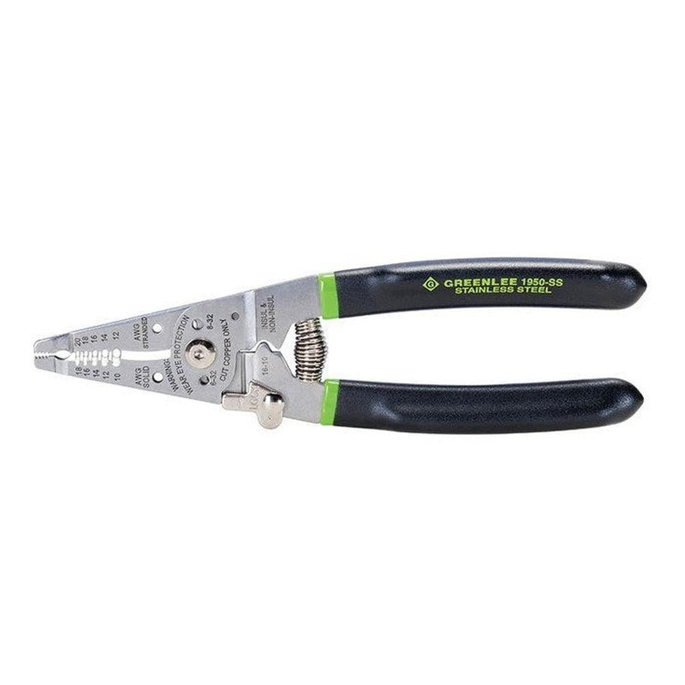 Greenlee 1950-SS SS WIRE STRIPPER PRO 10-18AWG - MPR Tools & Equipment