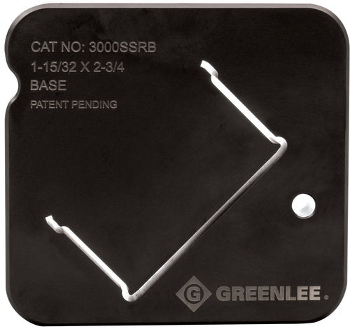 Greenlee 3000SSRB DIE SET,1-15/32x2-3/4 BASE - MPR Tools & Equipment