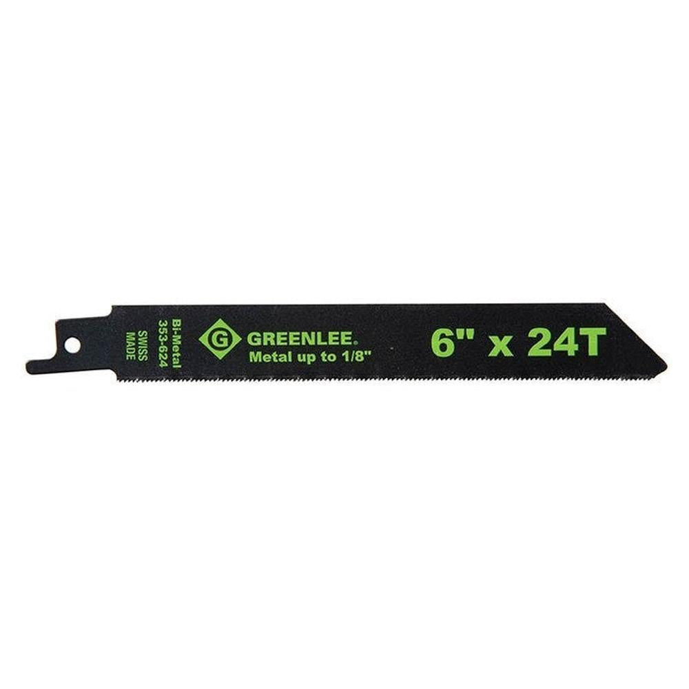 Greenlee 353-624 BLADE PKG,RECIP-6.00 X 24 - MPR Tools & Equipment
