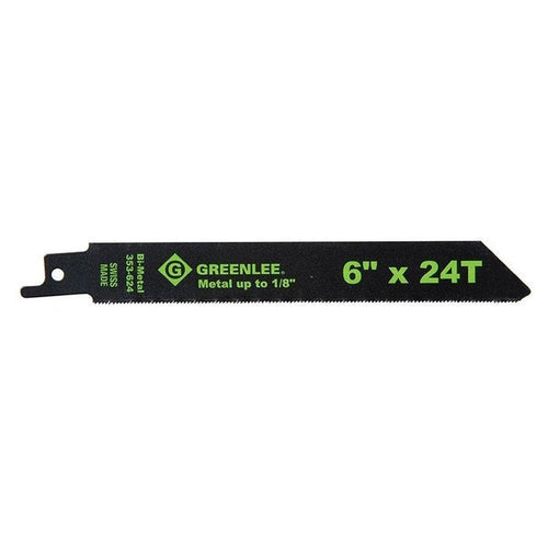 Greenlee 353-624 BLADE PKG,RECIP-6.00 X 24 - MPR Tools & Equipment
