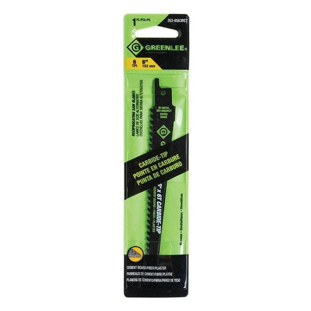 Greenlee 353-6563RCT BLADE,RECIP-6 X 3/4 CARB TIP - MPR Tools & Equipment