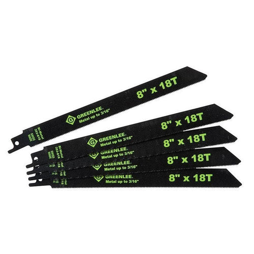 Greenlee 353-818 BLADE PKG,RECIP-8.00 X 18 - MPR Tools & Equipment