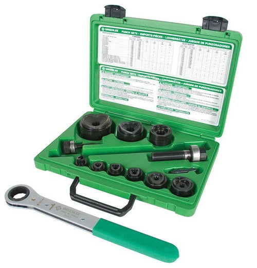 Greenlee 36687 PUNCH SET-STD PG9-PG48 - MPR Tools & Equipment