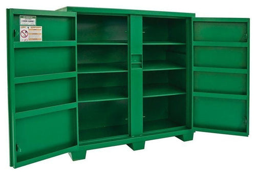 Greenlee 5660L 2-DOOR UTILITY CABINET, 16 GAUGE STEEL, 56"H X 60"W X 24"D - MPR Tools & Equipment