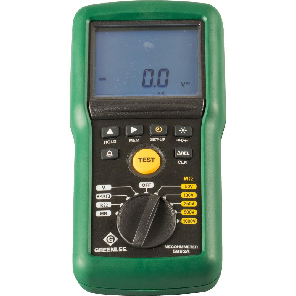 Greenlee 5882A MEGOHMMETER, 1KV DIG/ANA LITE - MPR Tools & Equipment