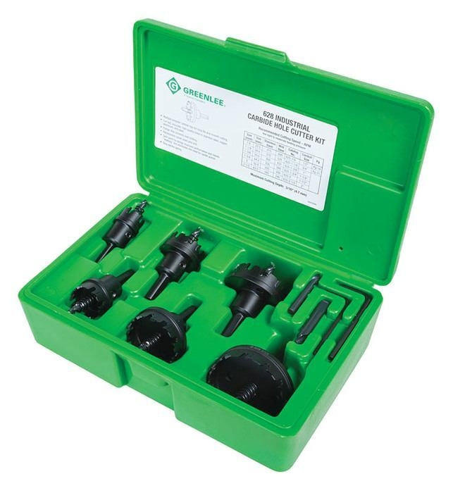Greenlee 628 CARBIDE CUTTER SET, 8PC - MPR Tools & Equipment