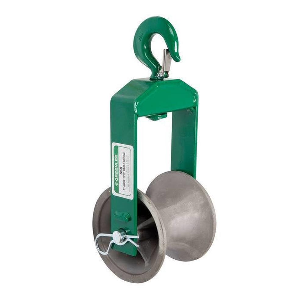 Greenlee 650 SHEAVE-CABLE 6" HOOK - MPR Tools & Equipment